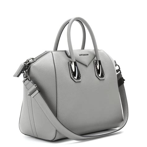 givenchy antigona grey on side|Givenchy antigona bag dimensions.